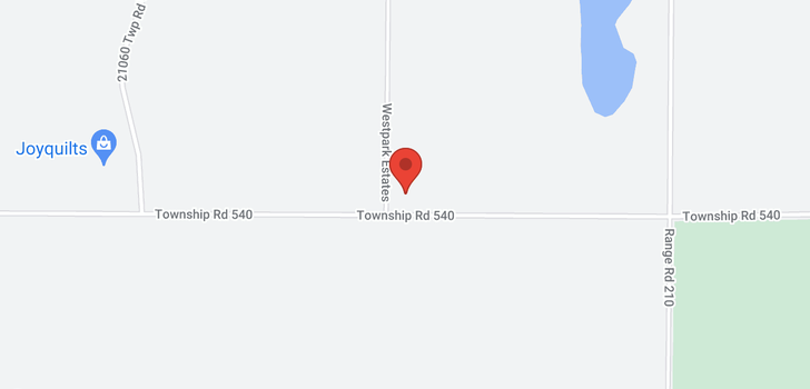map of 1 21032 TWP RD 540